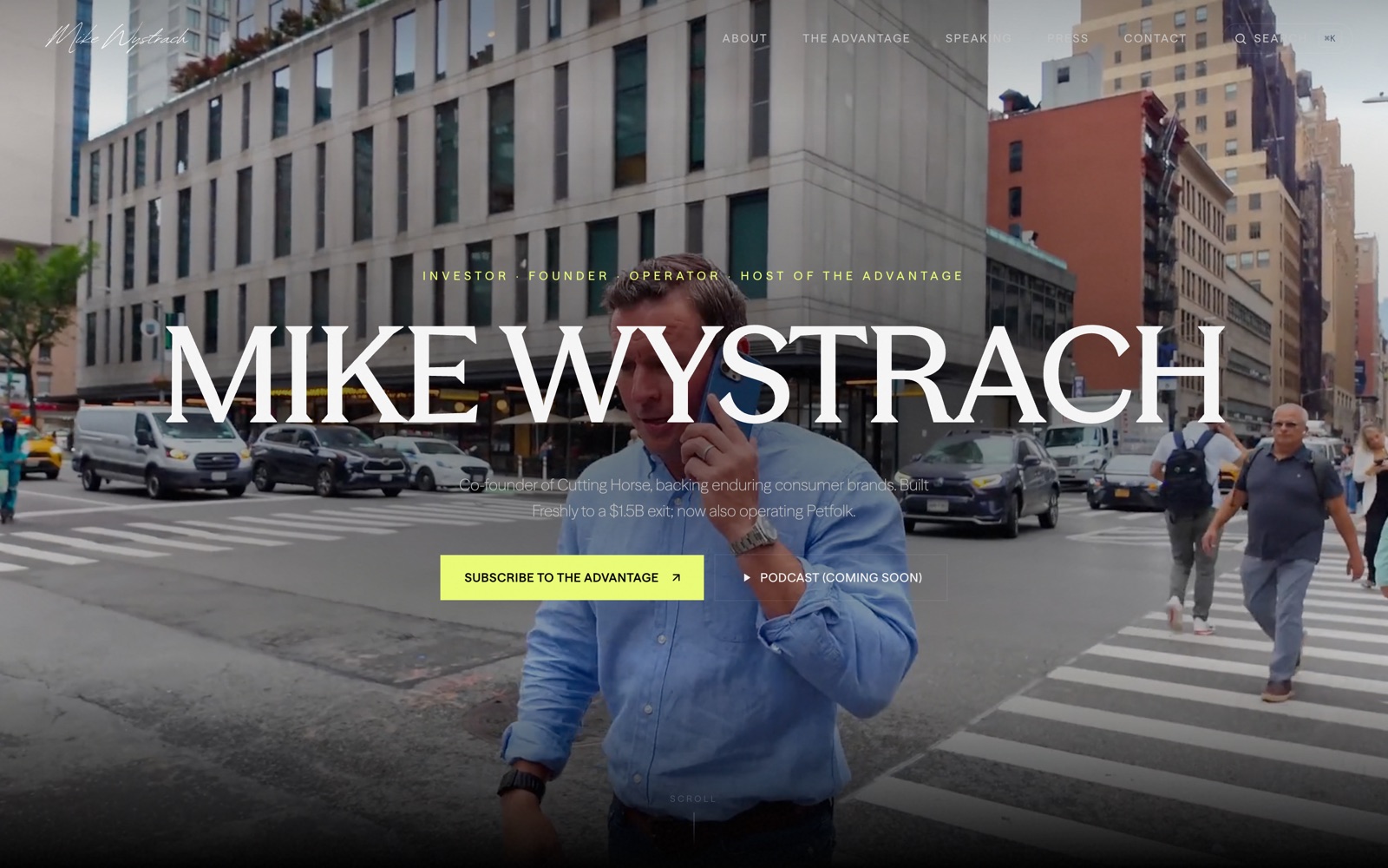 Mike Wystrach — founder website